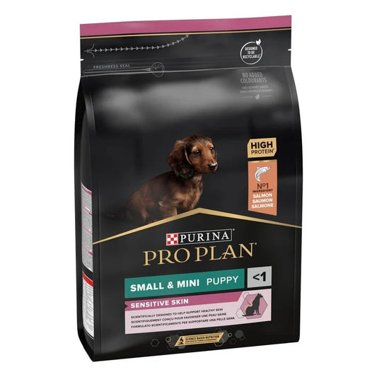 Pro Plan Puppy Small & Mini OptiDerma Salmão