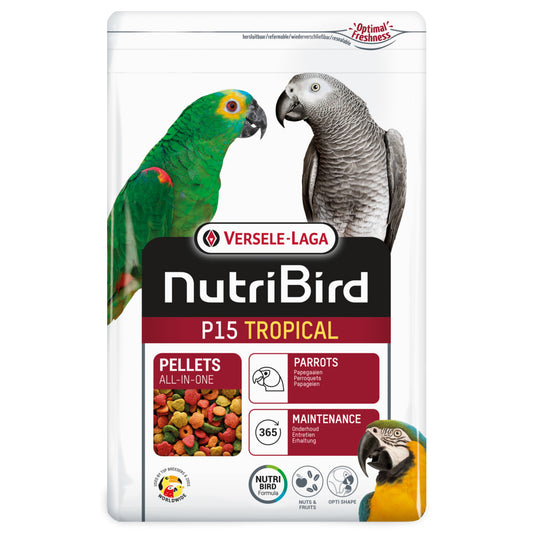 Nutribird P15 Tropical 1 kg 🦜🍽️