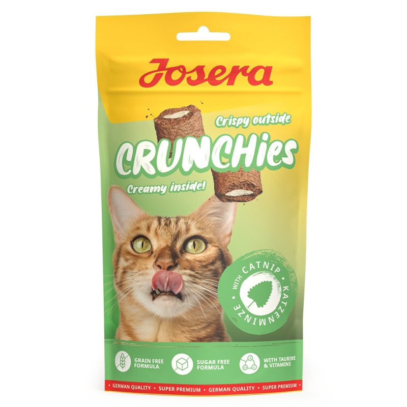 Josera - Snacks Crunchies com Recheio de Catnip para Gato