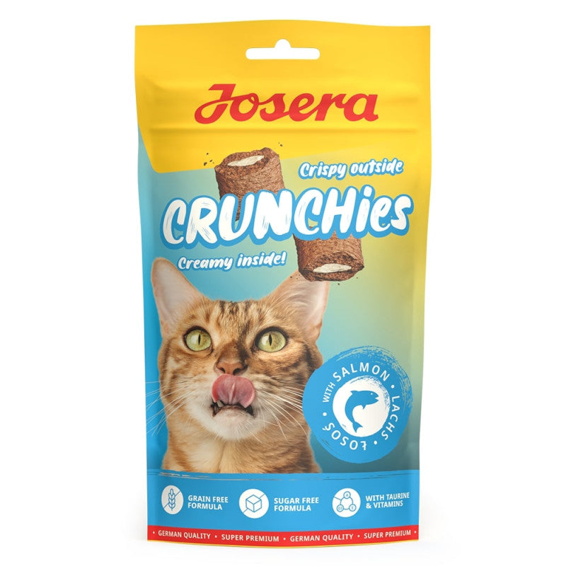 Josera - Snacks Crunchies com Recheio de Salmão para Gato