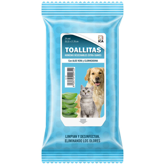 Lenços Humedecidos para Cães e Gatos