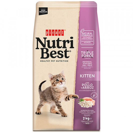 Picart Nutribest High Premium Gato Kitten - Frango e Arroz