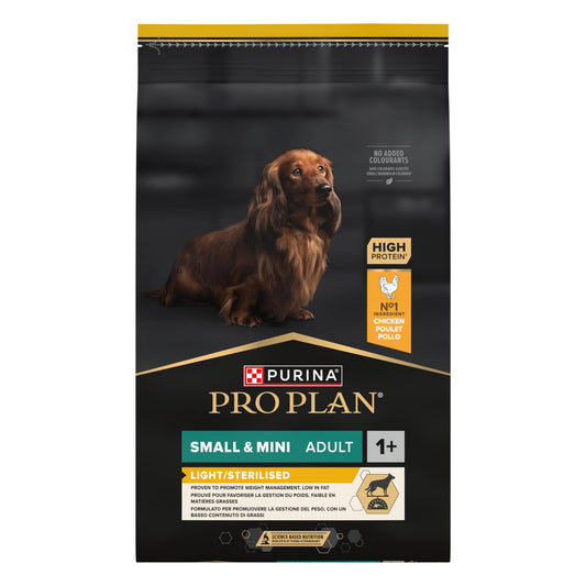 Purina Pro Plan Adult Small & Mini Light/Sterilised Frango