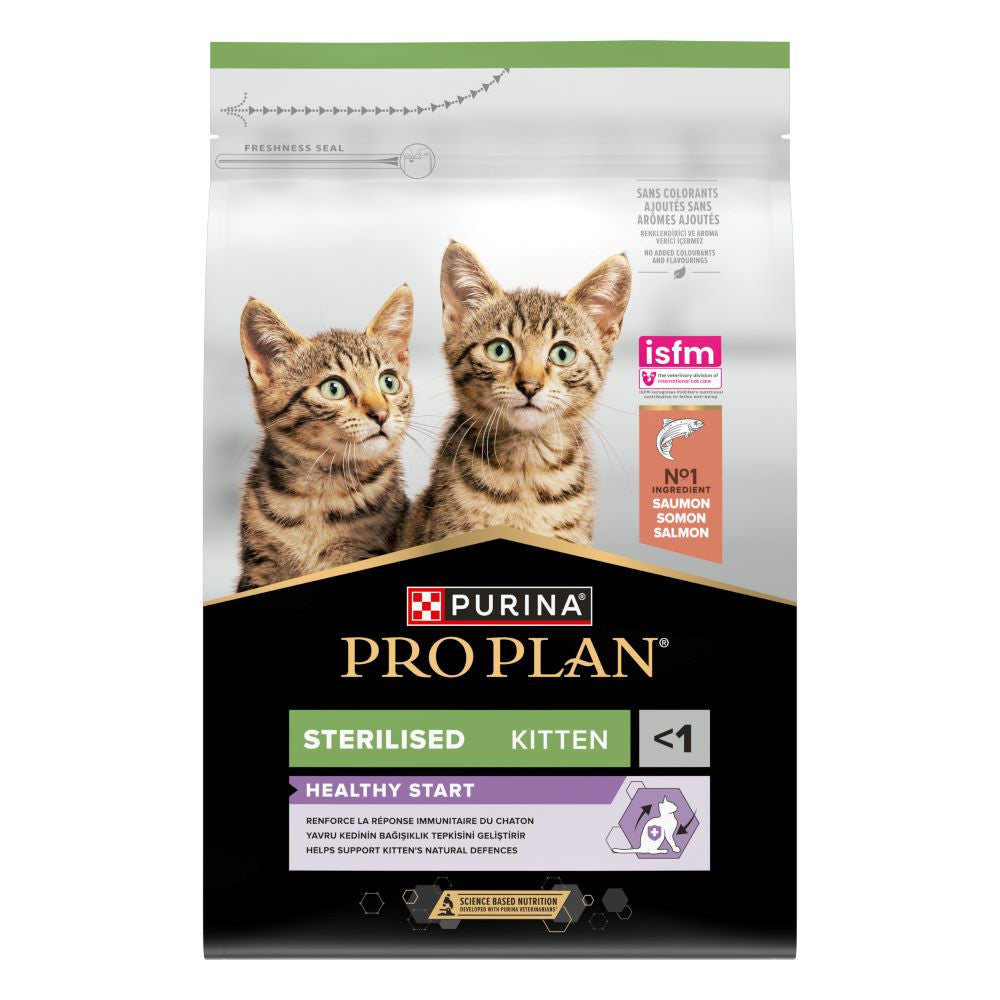 Pro Plan Sterilised Kitten Healthy Start - Salmão