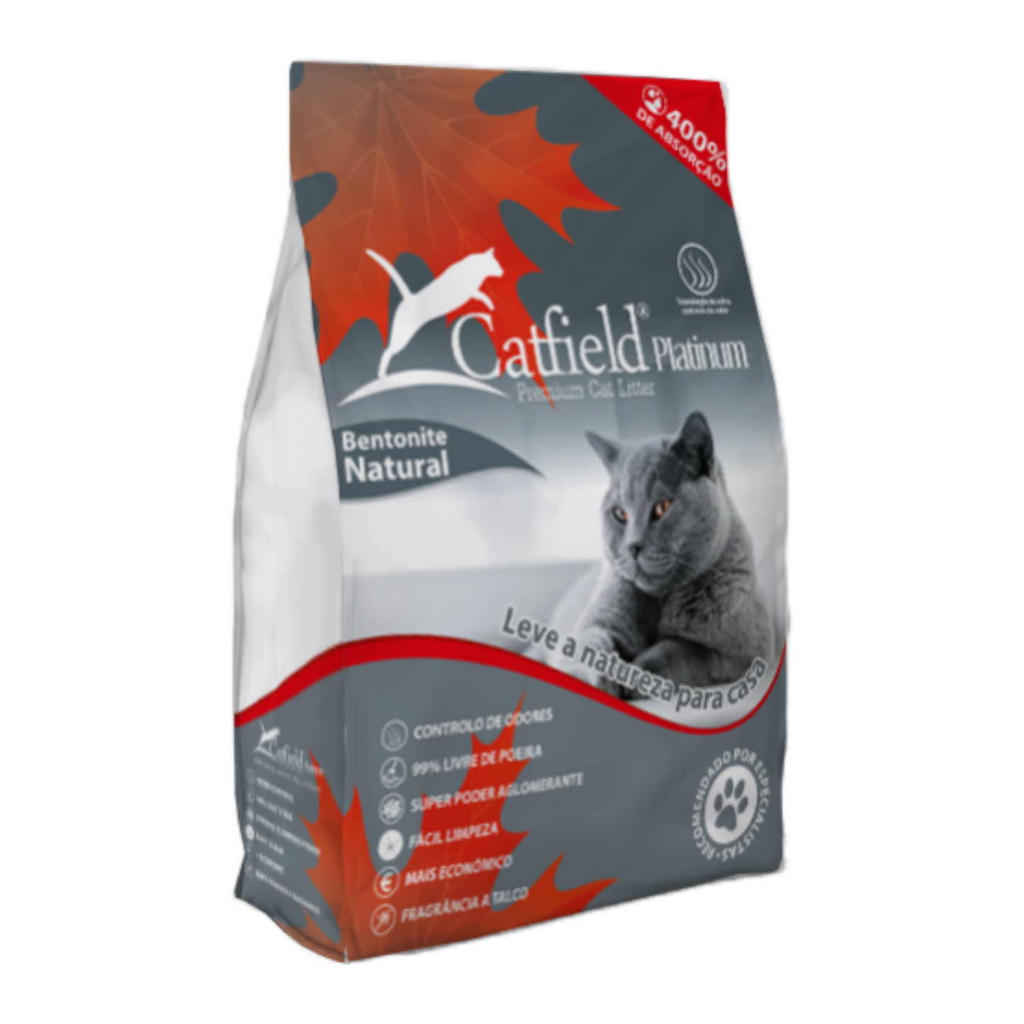 Catfield Premium Cat Litter Platinum Talco PRO