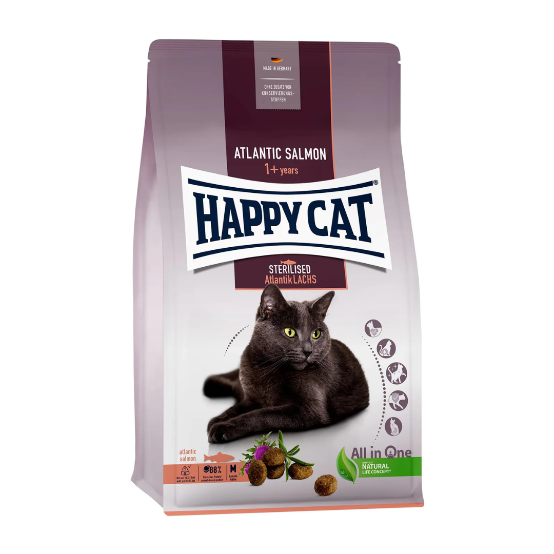 Happy Cat Esterilizado - Salmão