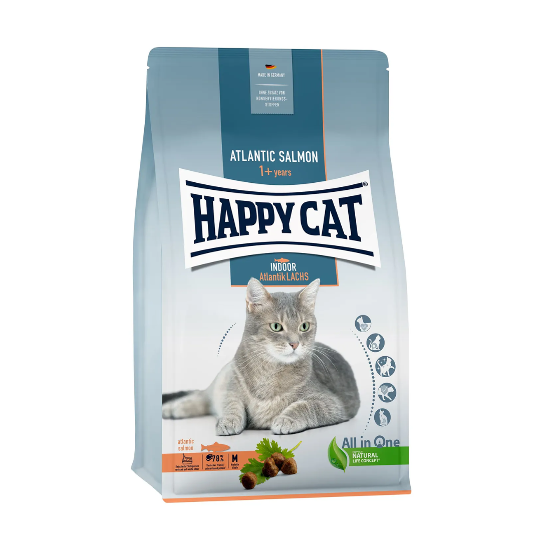 Happy Cat Indoor - Salmão