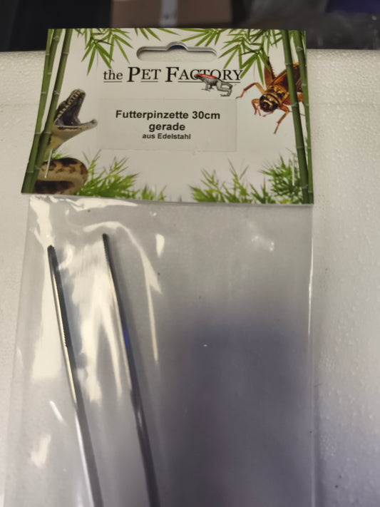 Pinça de alimentação em aço inoxidável, 30 cm