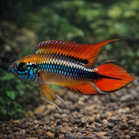 Apistogramma agassizi Double Red - Casal