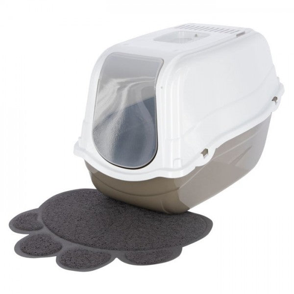 Tapete para banheiro de gatos- tapete com crivo de colocar à frente do tabuleiro