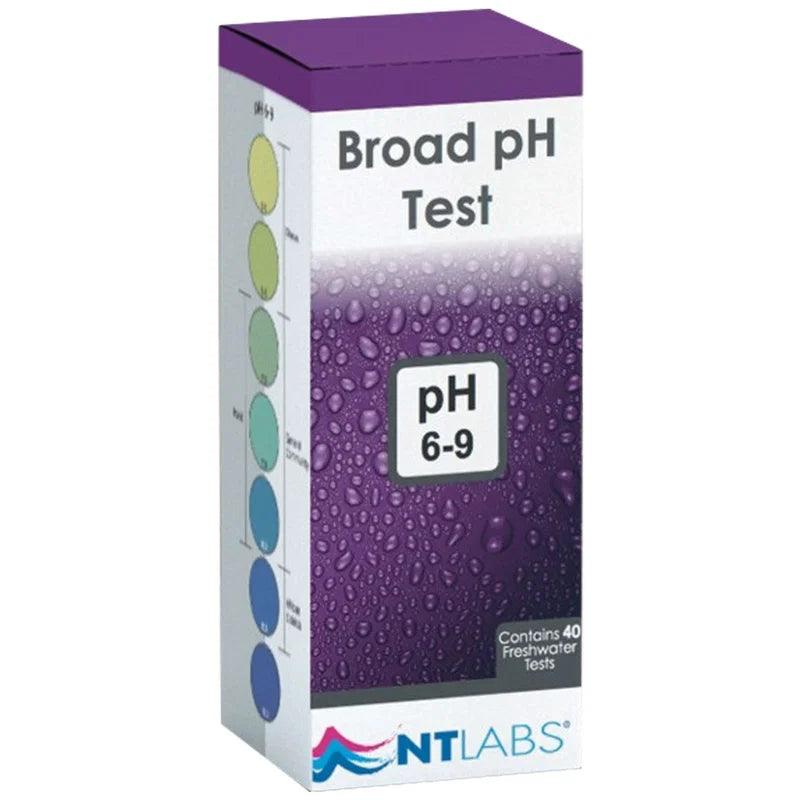 Teste de pH de faixa estreita para aquários 6 a 9 até 40 medições leitura rápida e precisa NTLABS