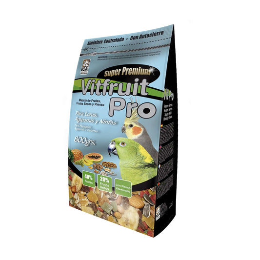 Alimento VitFruit Pro para Papagaios